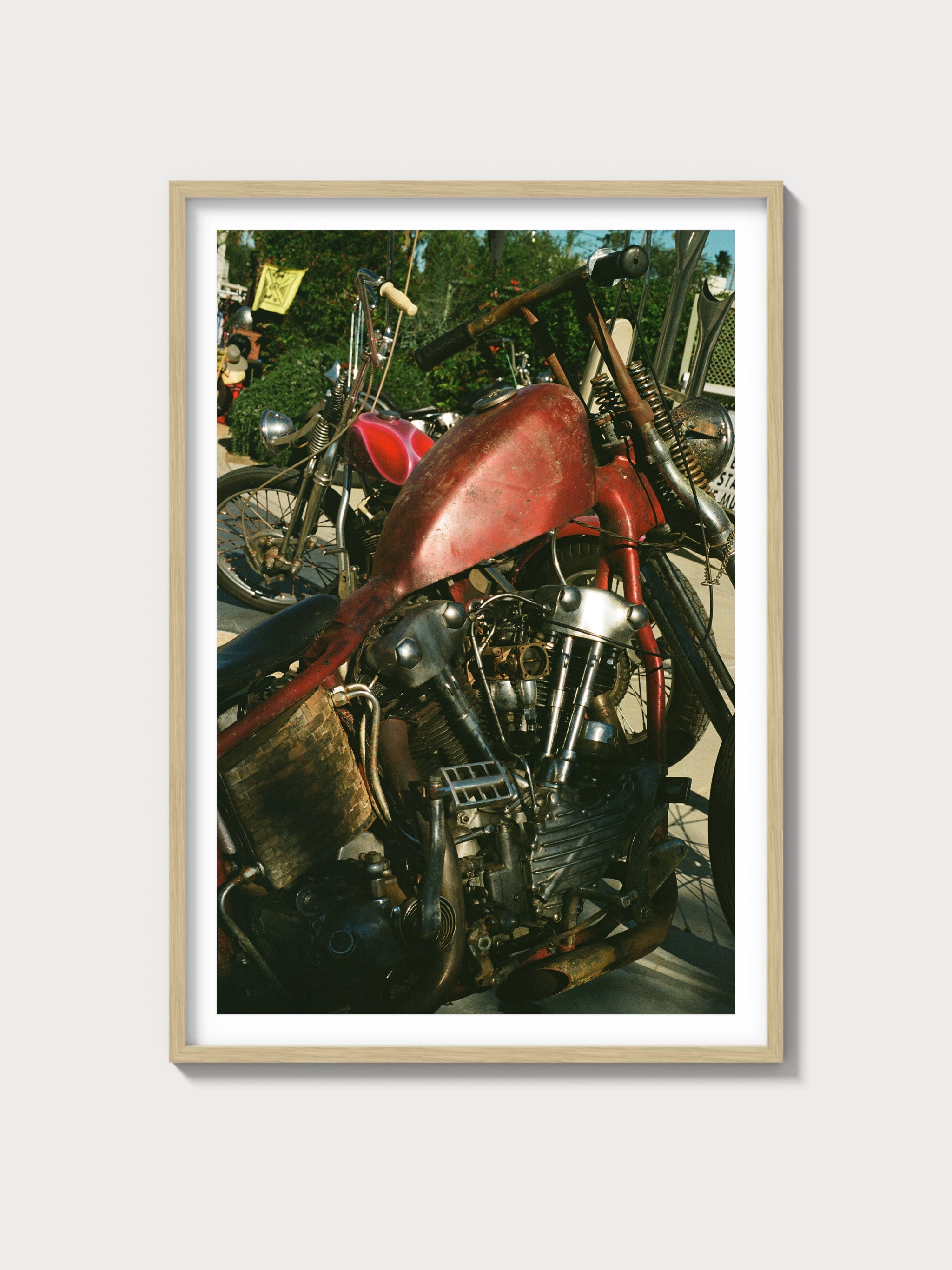 モート クンストラー 油彩画 フレーム付き Motorcycle Wall Art | Moto Gallery