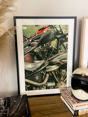 Cycle Zombies Panhead and Knucklehead - Black frame