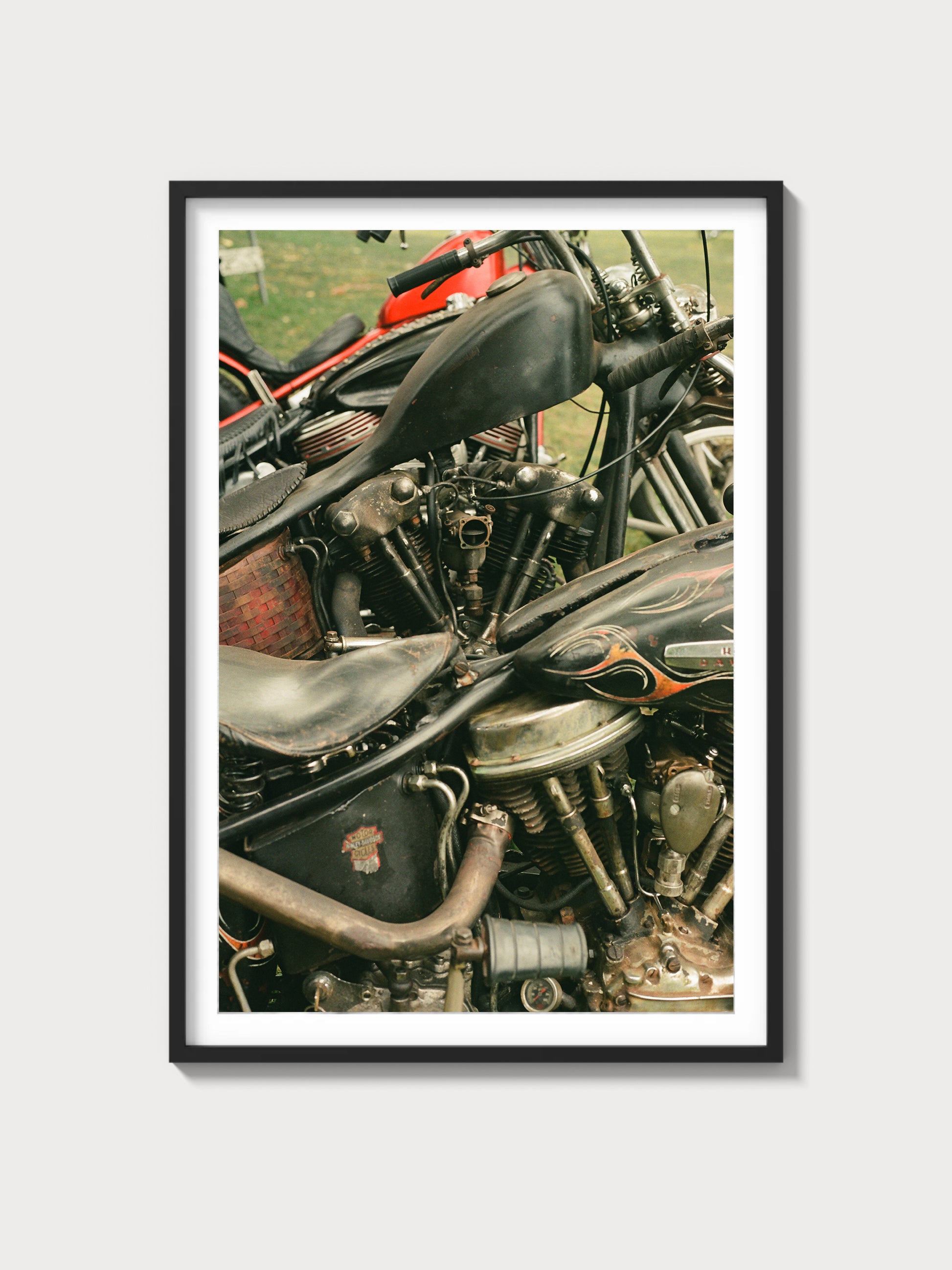 Cycle Zombies Panhead and Knucklehead - Black frame