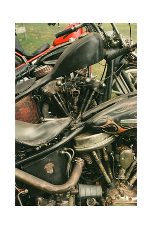 Cycle Zombies Panhead and Knucklehead - Black frame