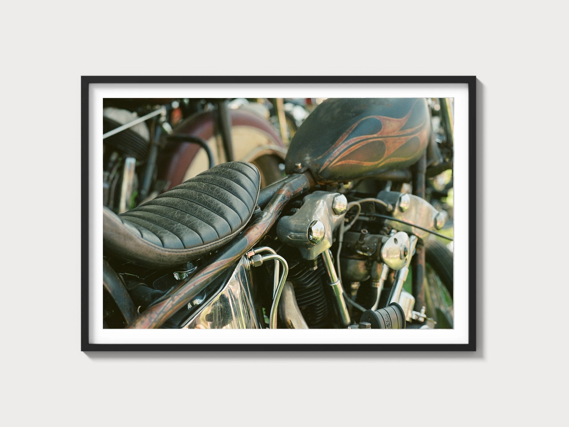Flamed Knucklehead - Black frame