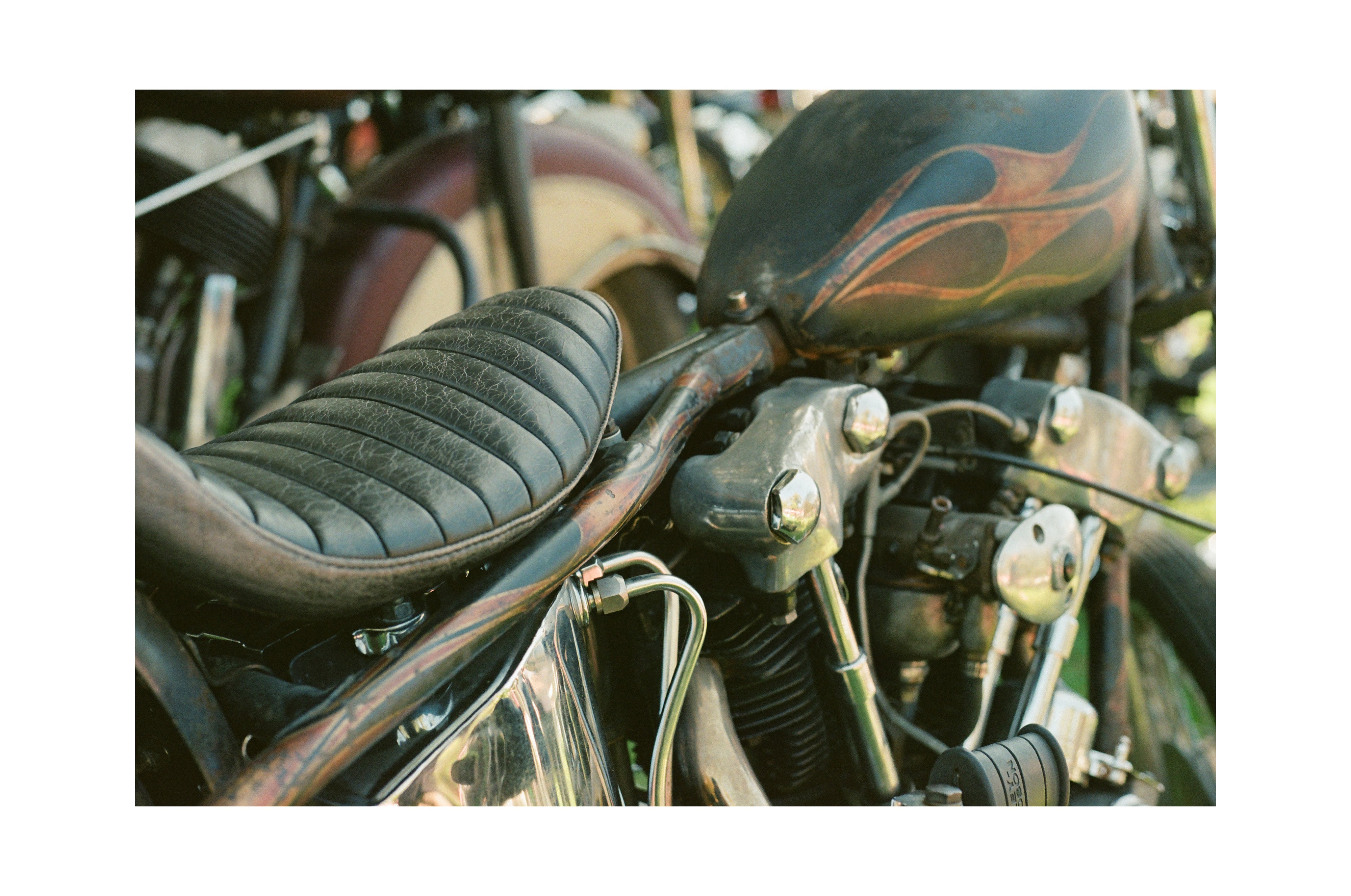 Flamed Knucklehead - Black frame